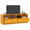 vidaXL TV Cabinet Set of 2 Mustard yellow Cold-rolled steel
