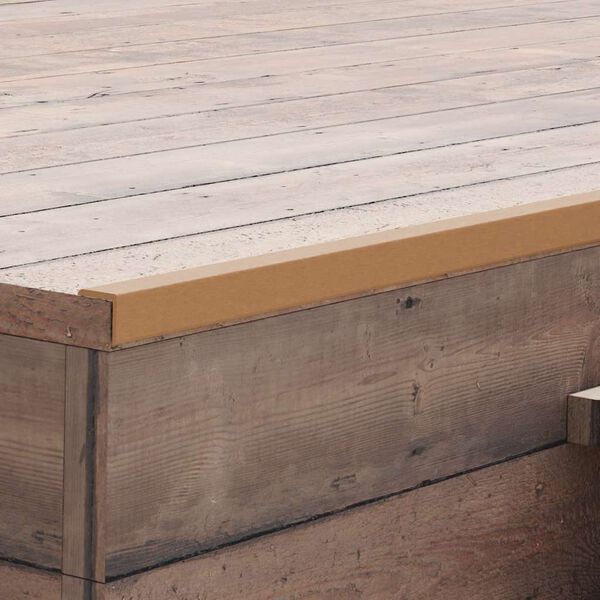 vidaXL 5 pcs Decking Angle Trims WPC 66.9" Teak Color