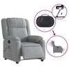 vidaXL Electric Massage Recliner Chair Light gray