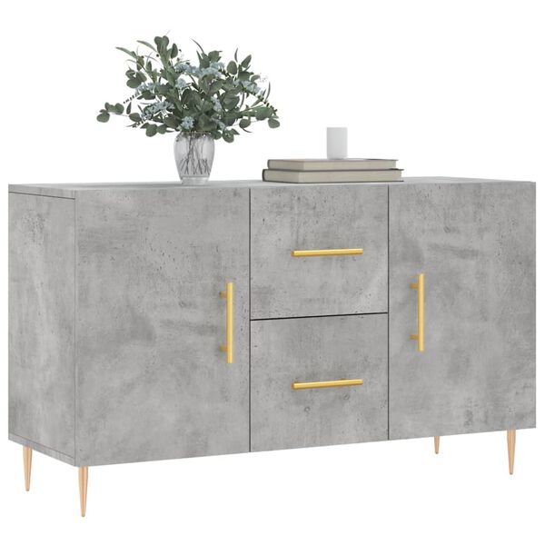 vidaXL Sideboard Sideboard Rectangular Modern Buffet 2 Doors