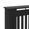 vidaXL Radiator Cover Black 44.1"x7.5"x32.1" MDF