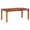 vidaXL Dining Table Honey Solid wood 70.9 in x 35.4 in x 29.9 in Durable