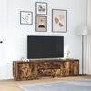 vidaXL TV Cabinet Smoked oak Engineered wood Large TV Cabinet