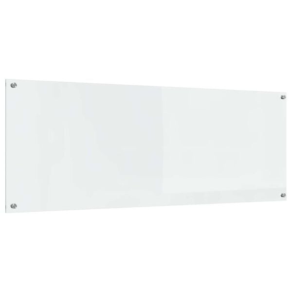 vidaXL Kitchen Backsplash Transparent 43.31 x 15.75 x 0.24 in