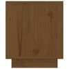 vidaXL Bedside Cabinet Honey Brown Solid Pine Wood 15.7x13.4x15.7 in