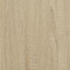 vidaXL Bathroom Cabinet Sonoma Oak Engineered wood Compact Modern