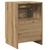 vidaXL Bathroom Cabinet with Door Artisan Oak 15.75 x 14.57 x 23.23 in