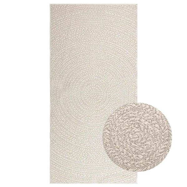 vidaXL Rug Cream Polypropylene 39.4 x 78.7 in UV-resistant materials