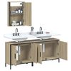 vidaXL Bathroom Furniture Set Sonoma Oak