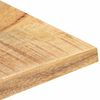 vidaXL Table Top Natural mango wood color Solid mango wood 27.6 x 23.6 in