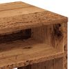 vidaXL Bedside Cabinet Set of 2 Old wood Engineered wood Small