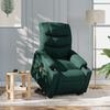 vidaXL Electric Stand Up Massage Recliner Chair Dark Green