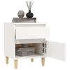 vidaXL Bedside Cabinet Set of 2 White