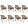 vidaXL Dining Set Brown PE Rattan 78.7 x 39.4 in Seats Many