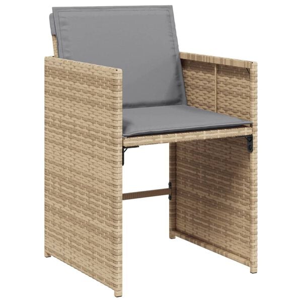 vidaXL Patio Chair Mix beige