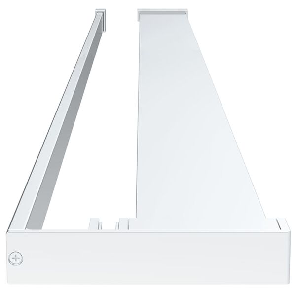 vidaXL Shower Shelf Chrome Aluminum alloy 45.3 in Shower Shelf