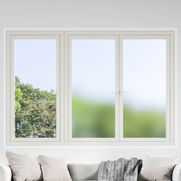 vidaXL Window Film Set of 3 Transparent grey PVC Large
