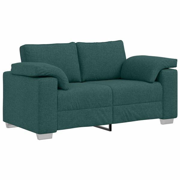 vidaXL Sofa Dark Green 62.99 x 30.31 x 32.28 in Fabric