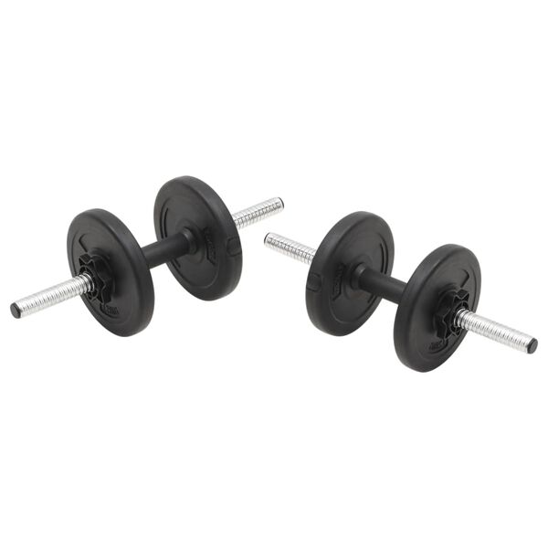 vidaXL Barbell and Dumbbell Set 66.1 lb