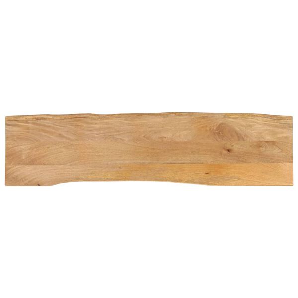 vidaXL Table Top Natural Wood Solid Mango Wood 63.0 x 15.7 in Table Top