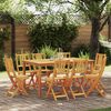 vidaXL Garden Chair 8 pcs Brown 36 x 46 x 86cm Solid Acacia wood