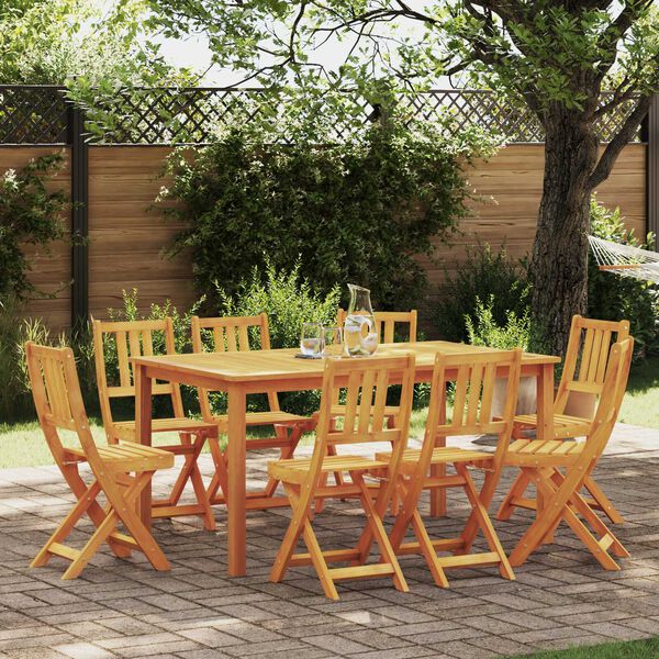 vidaXL Garden Chair 8 pcs Brown 36 x 46 x 86cm Solid Acacia wood