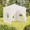 vidaXL Party Tent Cream 210D oxford fabric Regular size for a party tent