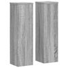 vidaXL Plant Stand Set of 2 Grey Sonoma Engineered Wood Tall