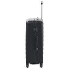 vidaXL Hardcase Trolley Set 3 pcs Black ABS
