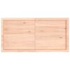 vidaXL Bathroom Countertop 47.2 x 23.6 x (0.8-1.6) " Untreated Solid Wood
