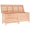 vidaXL Garden Storage Box Natural wood Solid fir wood Large