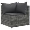 vidaXL Patio Lounge Set Set of 7 Gray