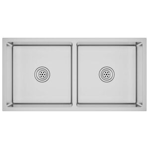 vidaXL Handmade Kitchen Sink Stainless Steel
