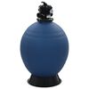 vidaXL Pool Filter Blue High-density polyethylene Large Durable