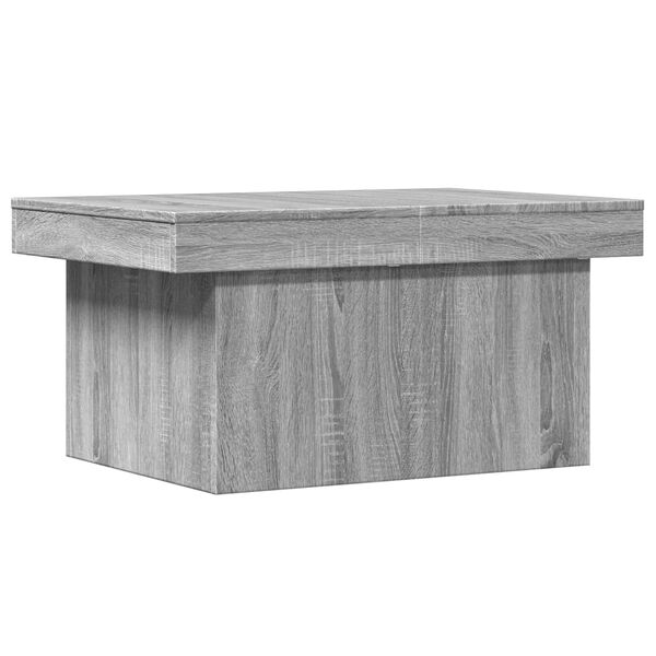 vidaXL Coffee Table Grey Sonoma Engineered Wood Medium Coffee Table