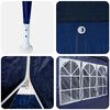 vidaXL Party Tent Blue 157.48 x 157.48 x 104.72 in Polyethylene