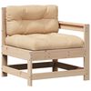vidaXL 8 Piece Patio Lounge Set with Cushions Solid Wood Pine