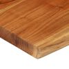 vidaXL Table Top Natural Solid Acacia wood 31.5x31.5x1.0 in Durable