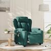vidaXL Electric Massage Recliner Chair Dark Green