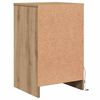 vidaXL LED Bedside Cabinet 2 pcs artisan oak 38 x 34 x 61 cm
