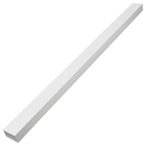 vidaXL Cable Trunking Self-Adhesive 3.9"x2.4" 98.4' PVC