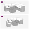 vidaXL Garden Sofa Set Grey, Dark grey