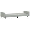 vidaXL Sofa Set Light Gray Velvet (100% polyester), wood, plastic, foam