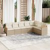 vidaXL Garden Sofa Set Beige