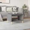 vidaXL Coffee Table Grey Sonoma Engineered Wood Small Coffee Table