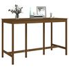 vidaXL Bar Table Honey brown Solid pine wood Large Durable Bar Table
