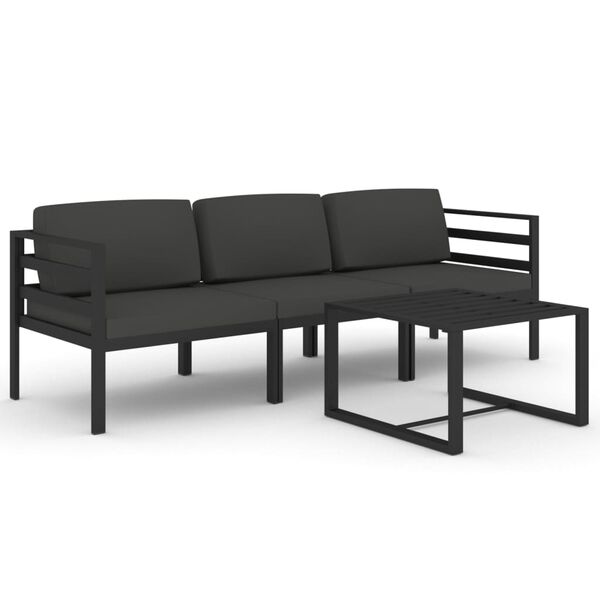 vidaXL Garden Lounge Set Anthracite