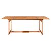 vidaXL Dining Table Natural Wood Solid acacia wood with an oil finish
