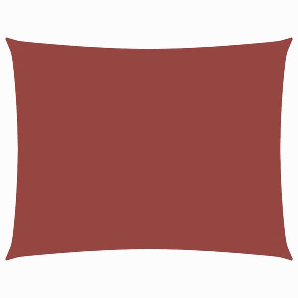 vidaXL Sunshade Sail Oxford Fabric Rectangular 9.8x14.8' Terracotta