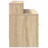 vidaXL Bedside Cabinet Sonoma oak Engineered wood Compact